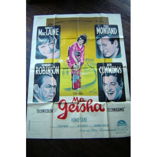 Affiche Cinema/ Ma Gheischa 1961 / Yves Montant+ Mac Laine