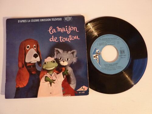 La Maison De Toutou - Fair Condition - Etat Mediocre ( 45 Tours Ep Longue Durée )