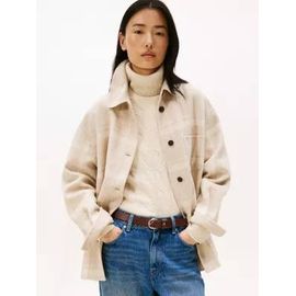 Surchemise À Poches En Laine Mélangée