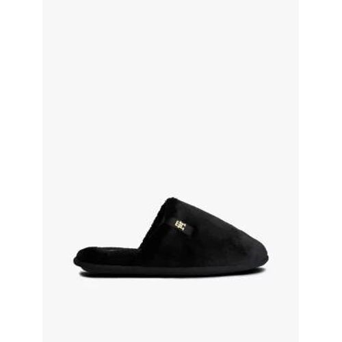 Chaussons En Fausse Fourrure Monogramme Th