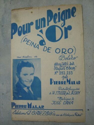 Pour Un Peigne D'or/Peina De Oro (Bolero)