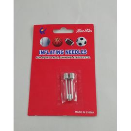 Set 3 Aiguilles Embouts Pompe À Ballon Basket Foot Hand Volley Rugby Universel