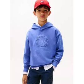 Sweat À Capuche En Interlock À Blason Brodé