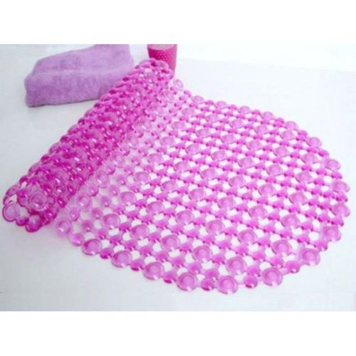 Tapis de Baignoire Douche Antidérapant en Silicone 68 x 38 cm avec Ventouses