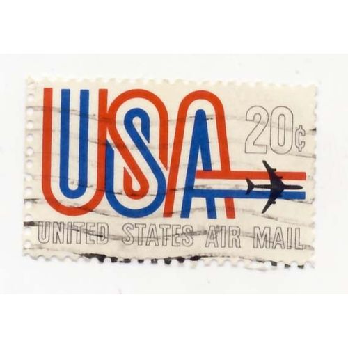 Timbre U S A, United State S Air Mail, 20 Cents, Oblitéré