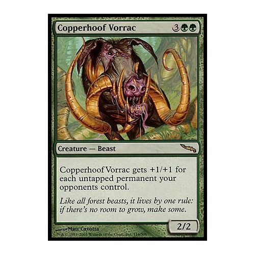 Mtg - Vorrac Aux Sabots De Cuivre - Mirrodin - Rare - Fr