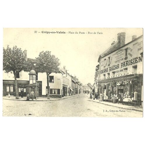 Crepy-En-Valois- Place Du Paon - Rue De Paris