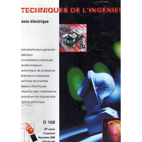 Techniques De L'ingénieur  N° 168