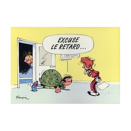 Carte Postale Gaston Lagaffe Dalix N29