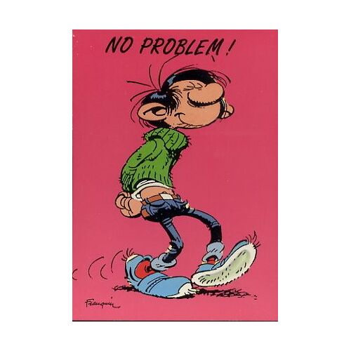 Carte Postale Gaston Lagaffe Dalix N19