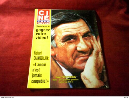 Cine Tele Revue 1985 09 19 N° 38 Coluche Philippe De Dieuleveult Brigitte Lahaie Michel Simon Richard Chamberlain Pierre Malet
