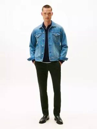 Chino Droit Denton En Velours Côtelé