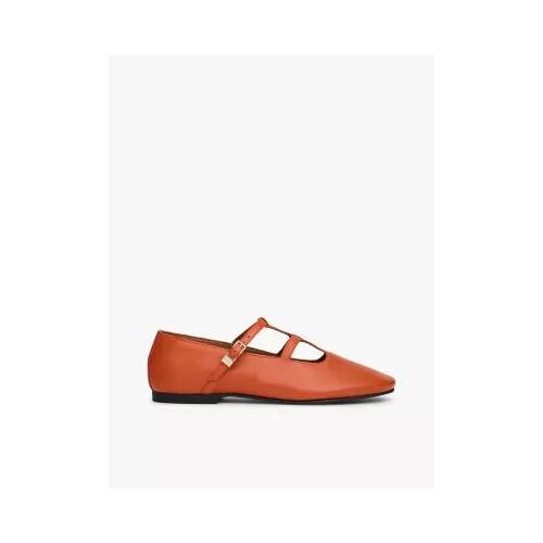 Ballerines En Cuir Double Bride En T