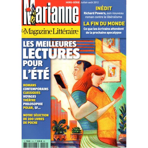 Marianne / Le Magazine Littéraire - Les Meilleures Lectures De L'Été - Juillet/Août 2012 N°16 H