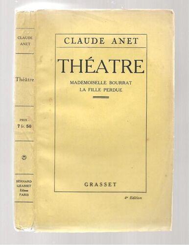 Théâtre:Mademoiselle Bourrat.La Fille Pe
