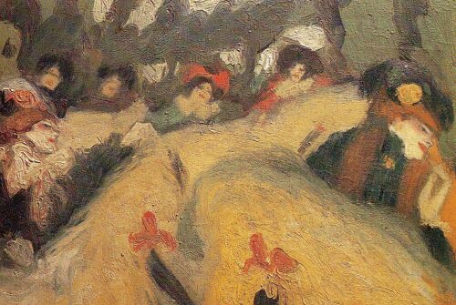 Carte Postale Theme Peintures - Musees -Pablo Picasso - French Cancan - 1901 -