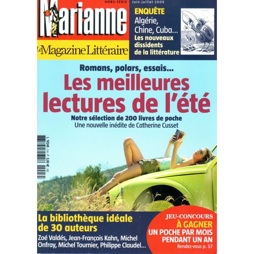 Marianne / Le Magazine Littéraire - Les Meilleures Lectures De L'Été - Juin/Juillet 2009 N° 3 H