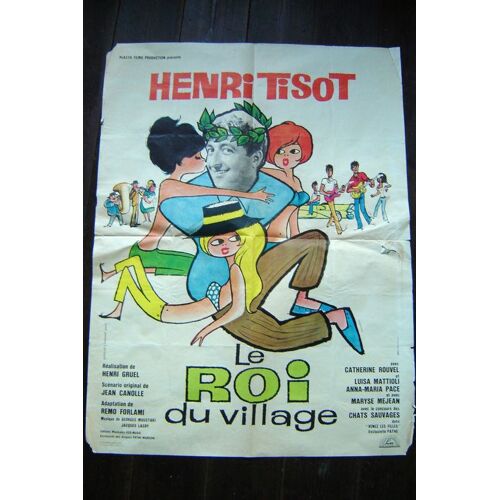 Affiche Cinema/ Le Roi Du Village Henri Tissot Eo 1963 / 80 X60cm