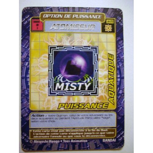 Atomiseur : Puissance Aquatique - Carte Digimon -Vf