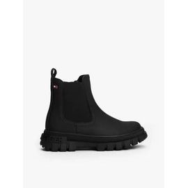 Bottines Chelsea Zippées Et Crantées