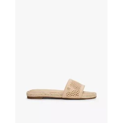 Espadrilles Mules En Maille Tricotée