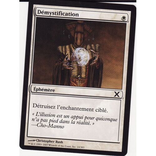Démystification  - Magic Mtg - 10ème Edition 14 - C