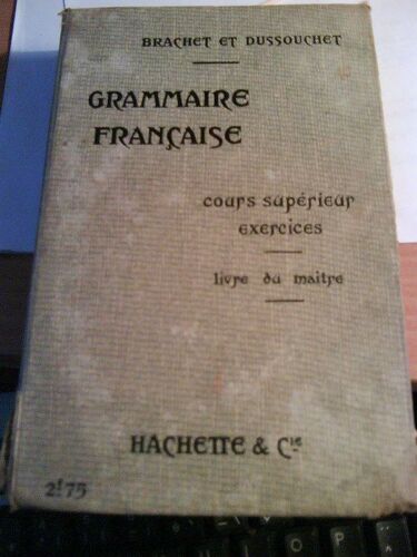 Cours Primaire De Grammaire Francaise, Cours Moyen, Certificat D'etudes, Livre Du Maitre
