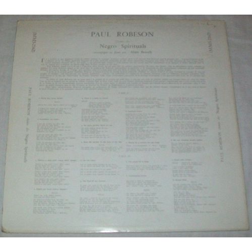 Chante Negro Spirituals