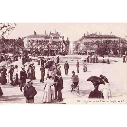 21  -  Dijon  -  La Place Du Peuple  -  1905