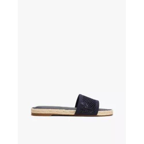 Espadrilles Mules En Maille Tricotée