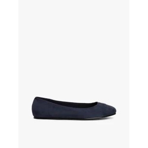 Ballerines En Daim À Monogramme Th