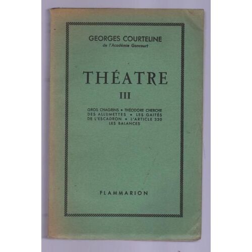 Théâtre Iii