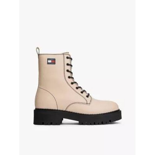 Bottes Mismollet En Cuir Lacets Crantées