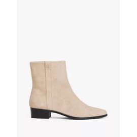 Bottines En Daim Bout Pointu