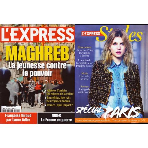 L'express + L'express Styles  N° 3106 : Maghreb - Nige... Françoise Giroud....Etc