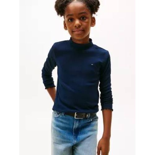 Top Extra Slim Côtelé À Col Cheminée