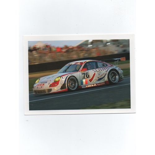 911 Gt3 Rsr, 24h Le Mans 2007 - Carte Postale Edit. Porsche.