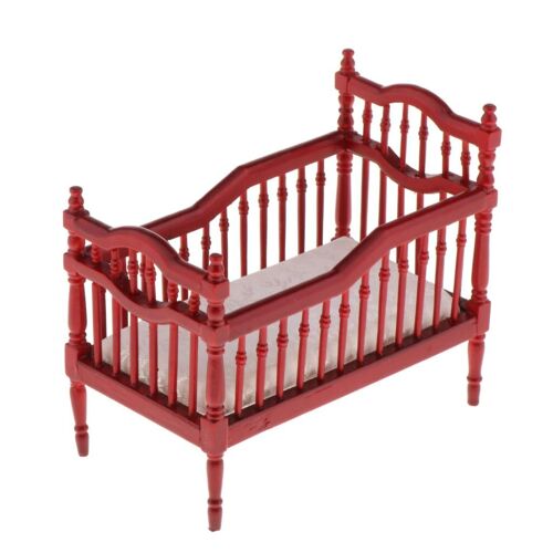 Lit Simple Pour Maison De Poupée, Accessoire De Jouet Adapté À La Décoration Ob11, 1/12
