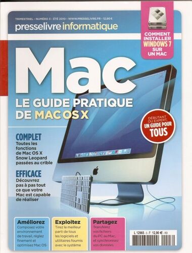 Presselivre Informatique  N° 3 : Mac Le Guide Pratique De Mac Os X