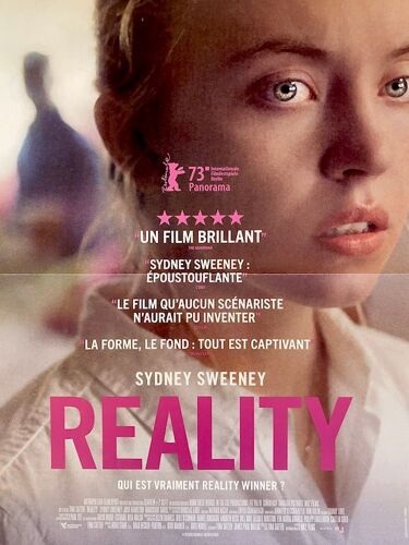 Reality - Véritable Affiche De Cinéma Pliée - Format 40x60 Cm - De Tina Satter Avec Sydney Sweeney, Josh Hamilton - Reality Winner - 2023