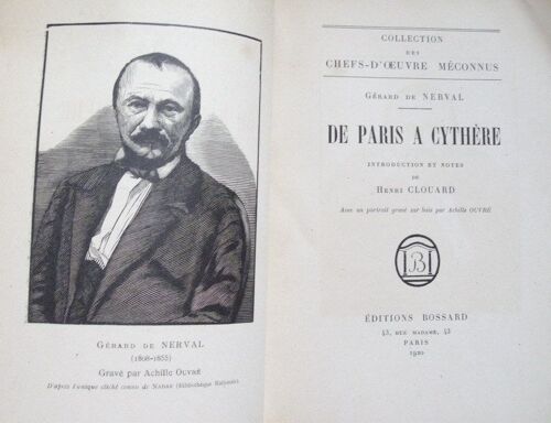 De Paris À Cythère. Introduction Et Notes De Henri Clouard.