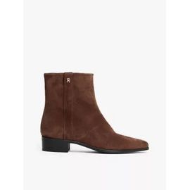 Bottines En Daim Bout Pointu