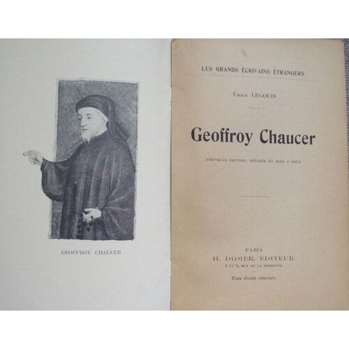 Geoffroy   Chaucer