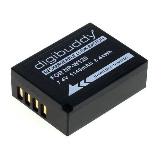 Batterie Li-Ion haut de gamme de marque digibuddy® pour Fuji Fujifilm X-E2 - garantie 1 an