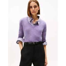 Pull En Laine Douce À Col En V