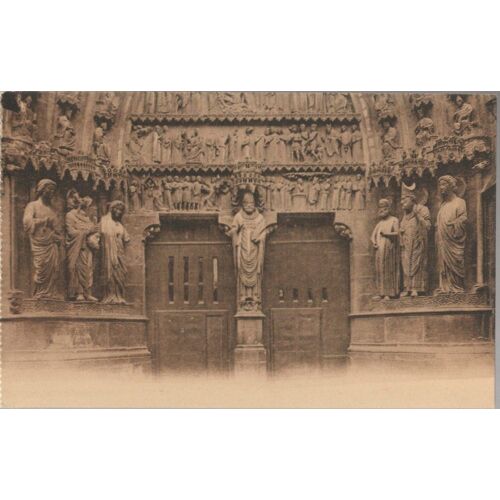 Carte Postale - Reims - Cathédrale - Portail Jugement Dernier