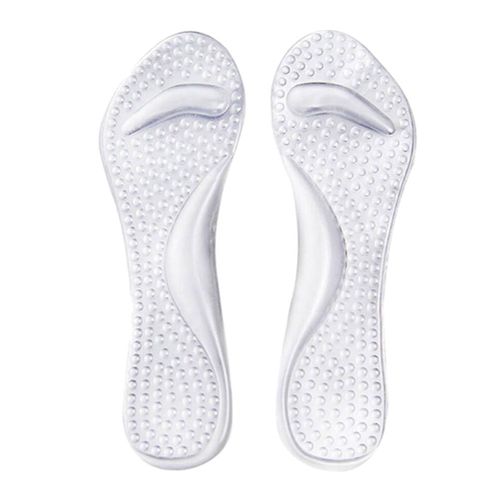 Xm Semelles De Soutien De Voûte Plantaire De Massage En Gel De Silicone Transparent Orthèse Flatfoot Prévenir Les Pieds Talons Hauts 