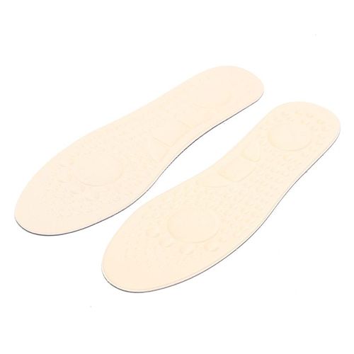 Xm 1 Paire Semelles De Chaussures Souples Soutien De L'arc Massage Soulagement De La Douleur 4d Sport Éponge Insérer Amortisseur Confort Coussin Coussinets 