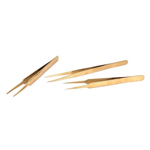 Xm Pince À Sourcils Incurvée/Droite Extension De Cils Pince Nipper Cueilleur Tondeuse Outils De Maquillage Manucure 
