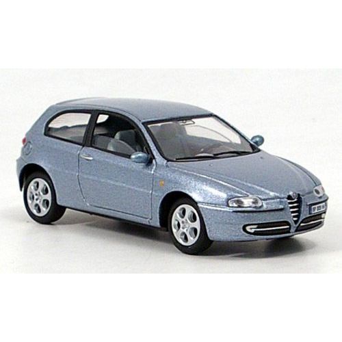 Alfa Romeo 147 2000 Bleu Gris Metal Solido 1/43 Italia-Solido